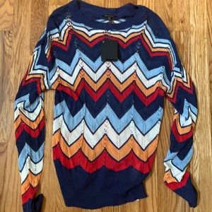 VICI striped light weight sweater never worn!!